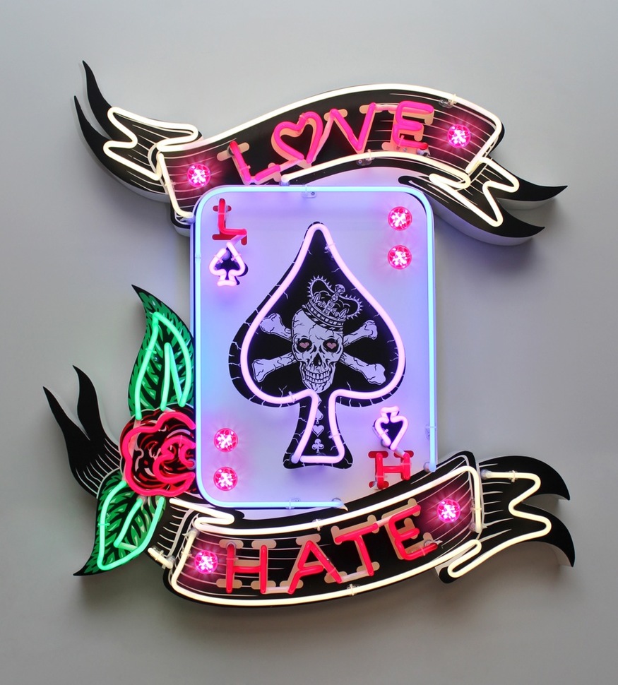 Chris Bracey, Love and Hate. Image courtesy Scream London.