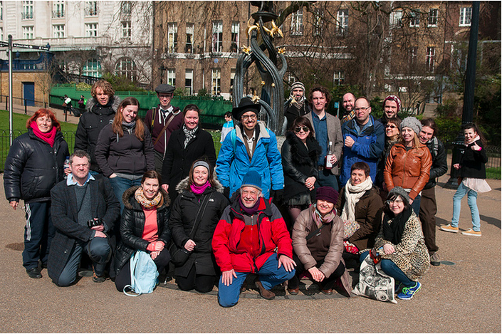 Group shot at sunny Green Park by McTumshie