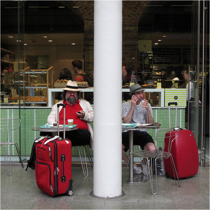 At St Pancras International by Linda "Noirchick" Wisdom