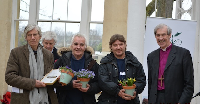 St Mungo's Putting Down Roots Project with the Bishop of Carlisle