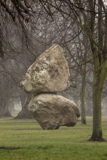 Fischli/Weiss Installation view, Rock on Top of Another Rock 2013 Serpentine Gallery, London. © Peter Fischli David Weiss Photograph: 2013 Morley von Sternberg