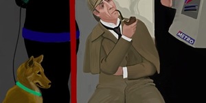 Sherlock Holmes Rides The Tube, And Other London iPad Art