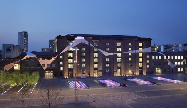 Across the Buildings at dusk by John Sturrock