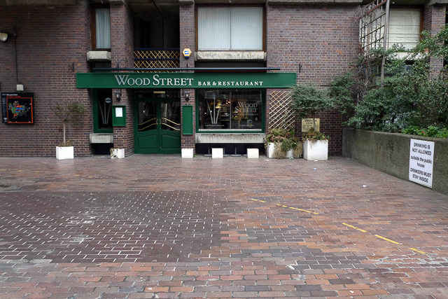 Wood Street restaurant. It originally opened as a pub, the Crowders Well (here's a photo)
