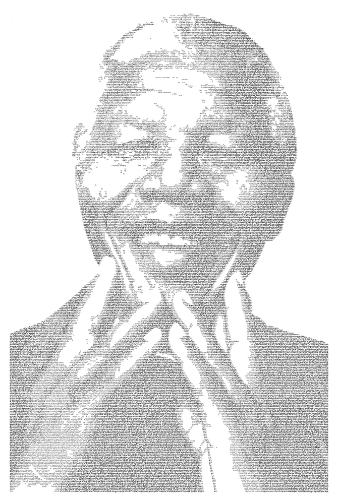 Annemarie Wright, Nelson Mandela - Long road to freedom. Image courtesy of the artist