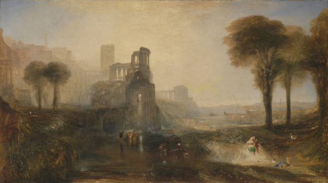 Joseph Mallord William Turner Caligula’s Palace and Bridge exhibited 1831 Tate