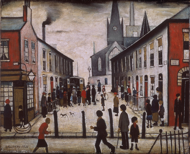 L.S. Lowry The Fever Van 1935.
Walker Art Gallery (Liverpool, UK)