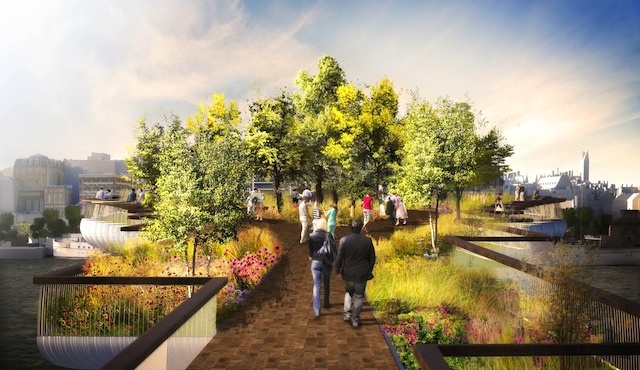 The new bridge would link Covent Garden with the South Bank 