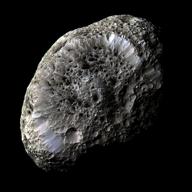 Hyperion, moon of Saturn, NASA/JPL