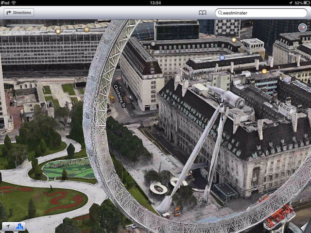 No pods, no visible means of support...the London Eye's radical new look.
