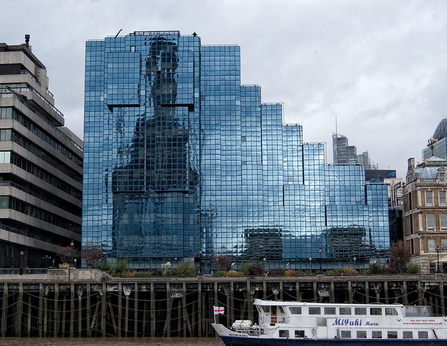 The Shard (under construction) by David Merrigan