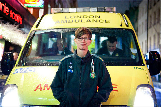 Jules, an Emergency Medical Technician for London Ambulance Service. By World of Tim