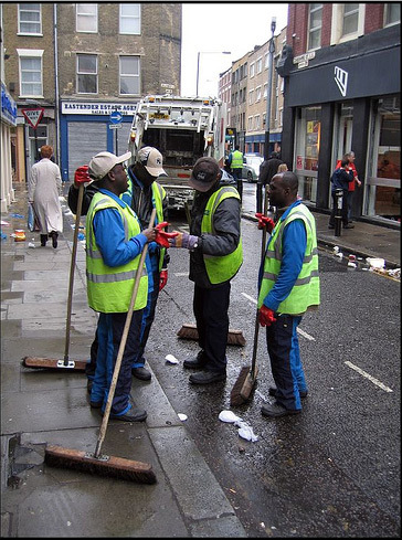 Street sweepers, by Kas Graham