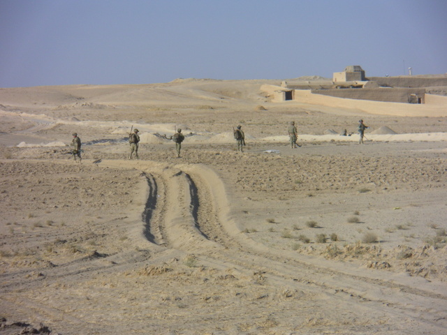 Search Team, Unseen Enemy. Copyright National Army Museum