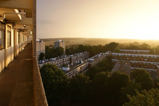Alton Estate on a sunny evening