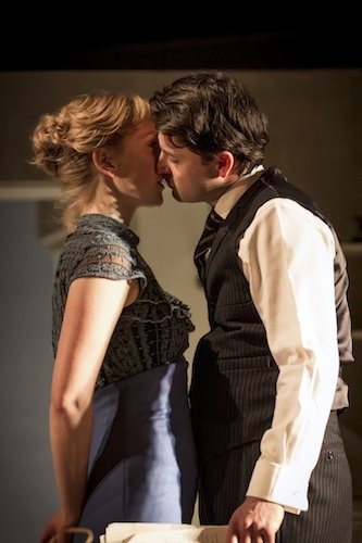 A DOLL'S HOUSE  by Ibsen,       , Direction - Carrie Cracknell	, 
Design- Ian MacNeil,
Costumes - Gabrielle Dalton ,
Light- Guy Hoare, The Young Vic Theatre, 2012, Credit: Johan Persson/