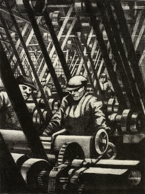 Making The Engine. © IWM (Art.IWM ART 691 a)