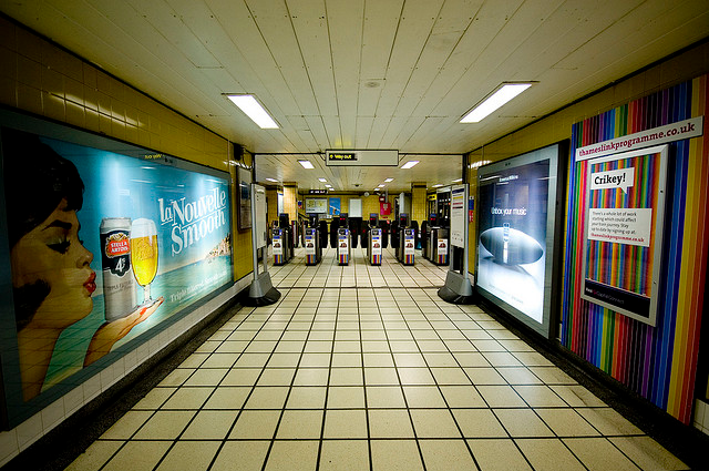 Barbican Tube Ticket Hall by Homemade