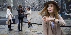 In Pictures: Outside Somerset House For London Fashion Week