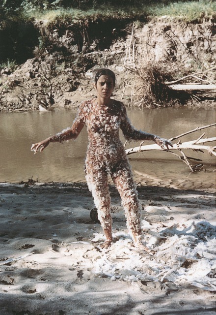 Blood and Feathers #2, 1974
Collection Raquelin Mendieta Family Trust
© The Estate of Ana Mendieta Collection
Courtesy Galerie Lelong, New York and Paris and Alison Jacques Gallery, London