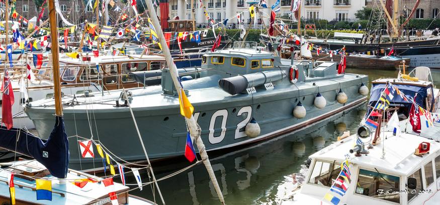 Classic Boat Festival at St Katharine Docks by Francesco Camardo