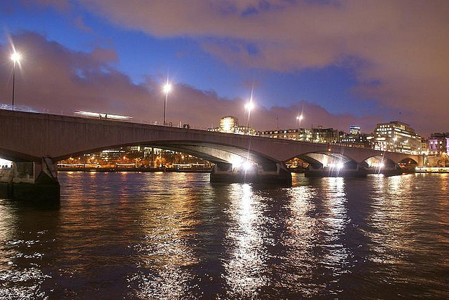 Waterloo Bridge at Night by Justin Bailey
