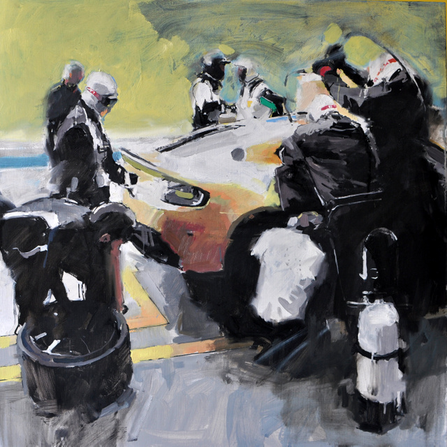 James Hart Dyke, Pit Stop, Nurburgring. Image courtesy the artist.