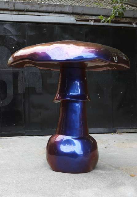 Sylvie Fleury, Mushroom. Island, Installation View. Image courtesy the artist and Dairy Arts Centre.