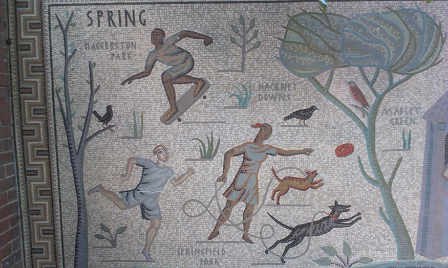 Spring - Skateboarding and Frisbee