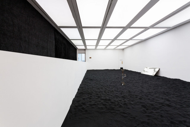 Installation shot. Lutz Bacher: Black Beauty
Institute of Contemporary Arts, London
Photo: Mark Blower