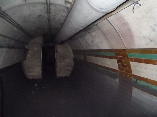 A lower tunnel.
