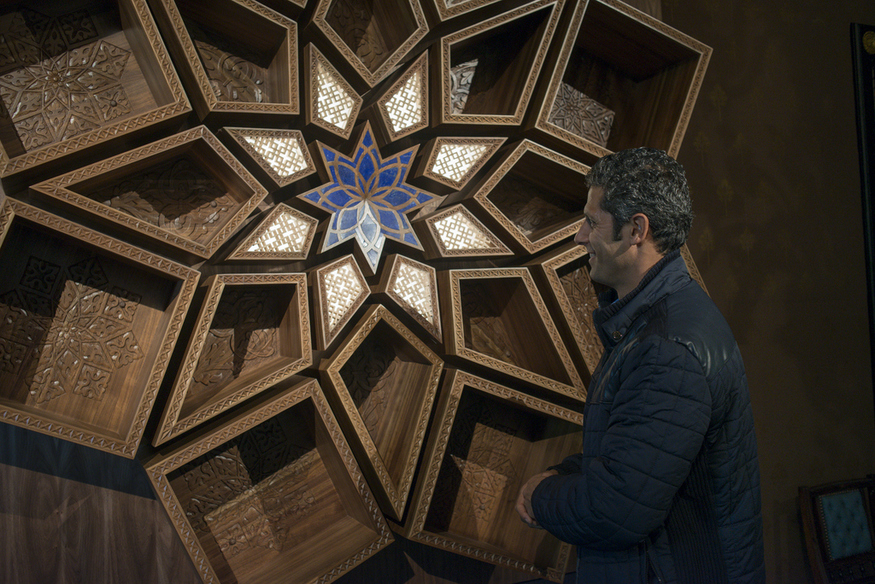 Ferozkoh: Tradition and Continuaty in Afghan Art at Leighton House Museum as part of The Nour Festival of Art and Qatar UK 2013 Year of Culture
Credit © Paul Bence