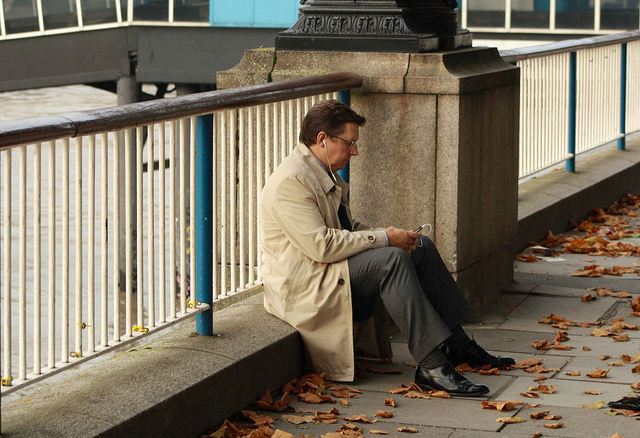 Sitting by the Thames by Neil Johnson