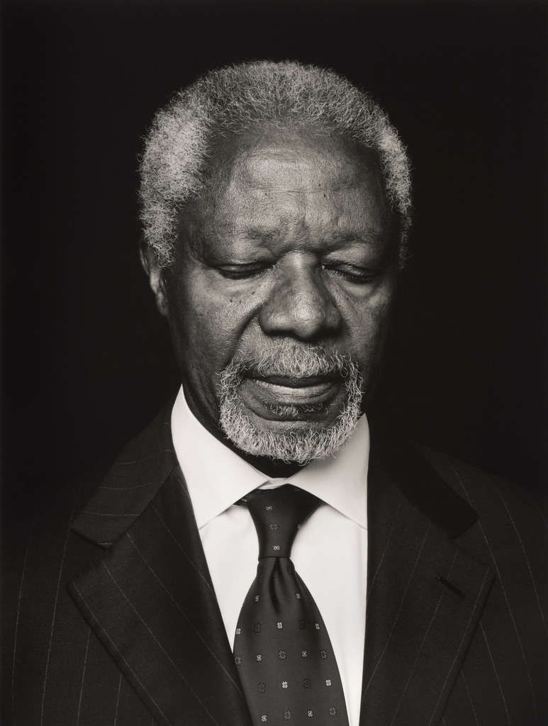 Kofi Annan by Anoush Abrar, 2013. Copyright Anoush Abrar