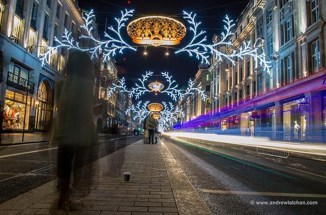 Ghostly Regent Street by Andrew Lalchan