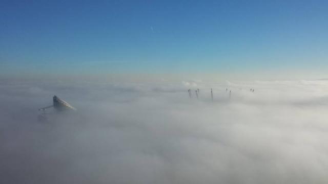 Mike Waring snapped this from one of the Docklands towers (used with permission)