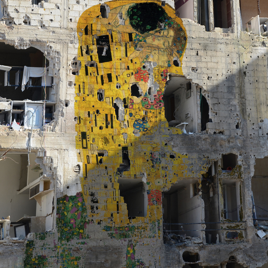 Tammam Azzam, Freedom Graffiti, 2013. Courtesy the artist and Ayyam Gallery