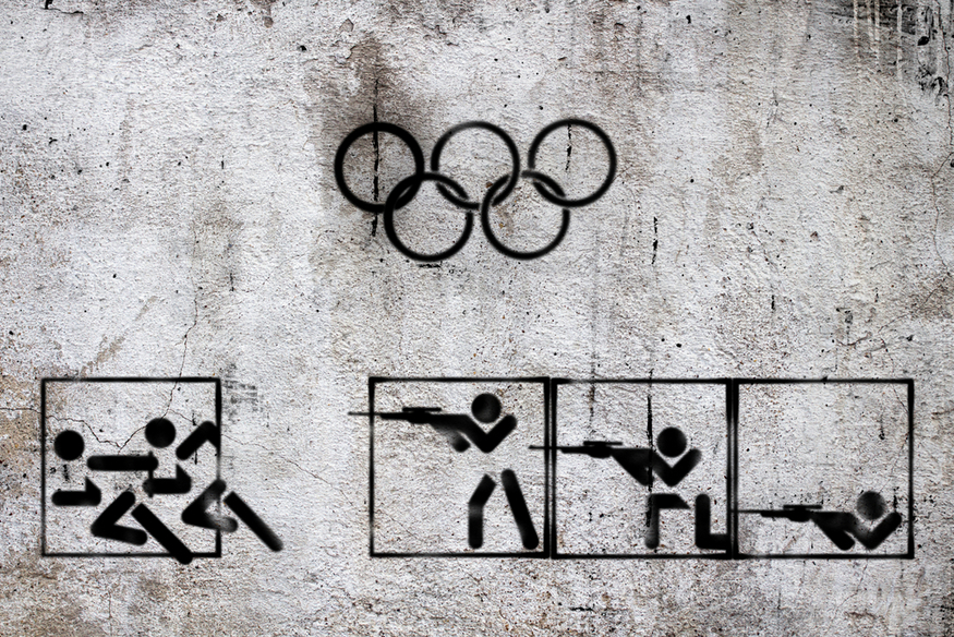 Tammam Azzam, Syrian Olympic,  2013, Courtesy the artist and Ayyam Gallery
