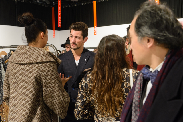 The world's number one top male supermodel, David Gandy, looking old.