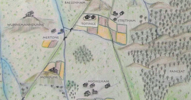 South London, with some familiar place names.