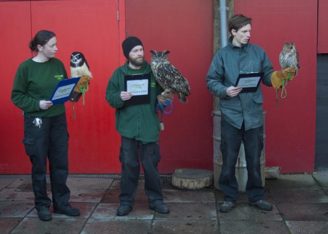 "Owl just be a minute..."