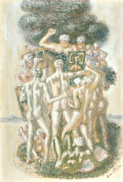 Giorgio de Chirico (1888-1978)
Fight of Horsemen and Infantrymen, 1928
Private collection. Courtesy Galleria d’Arte Maggiore, Bologna (Italy)