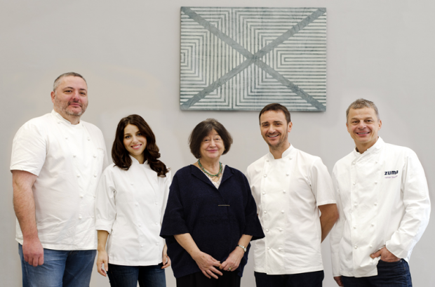 Food 4 Art: Curator Fay Maschler with Richard Corrigan, Florence Knight, Jason Atherton &amp; Rainer Becker by Victoria Birkinshaw