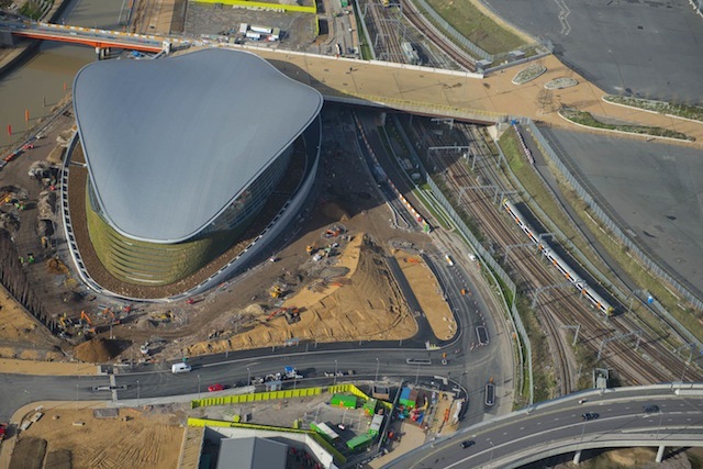 Redevelopment of the London 2012 Olympics Aquatic Centre, which will be open to the public from March 2014.