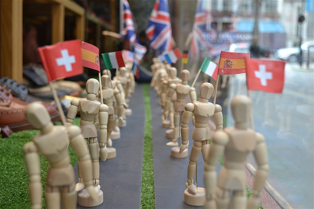Model flag wavers by psyxjaw via flickr