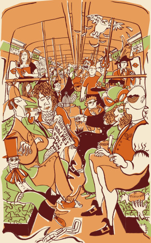No Great Expectations of Finding a Seat by Dominic McKenzie. From beggars to bankers, dreamers to winners - London stories have given us some incredible characters. Here are some of the best riding the tube. Why? They get the best lines... 