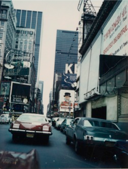 William S Burroughs. Midtown Manhattan, 1965