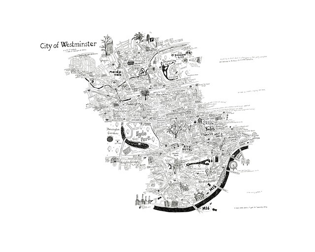 Beautiful Hand-Drawn Map Of Westminster | Londonist