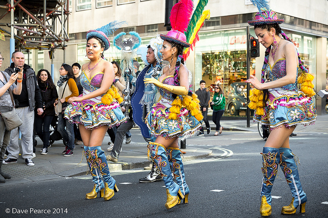 St Patrick's Day Parade, by Dave Pearce in Flickr 