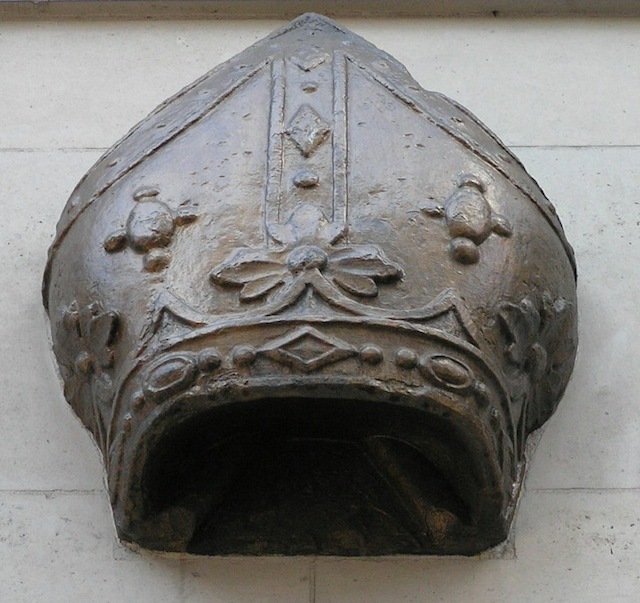 Where would you find this mitre?